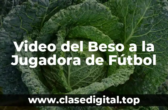 Video del Beso a la Jugadora de Fútbol