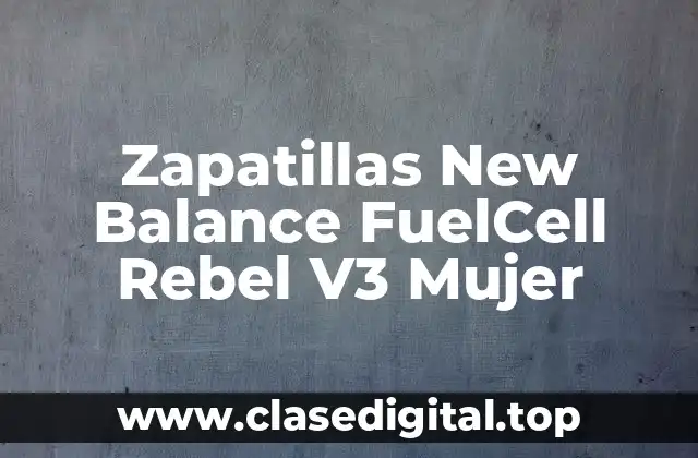 Zapatillas New Balance FuelCell Rebel V3 Mujer