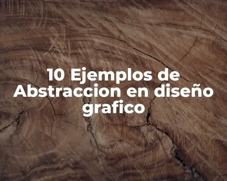 10 Ejemplos de Abstraccion en diseño grafico