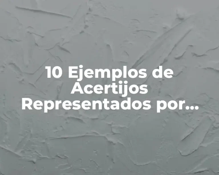 10 Ejemplos de Acertijos Representados por Objetos