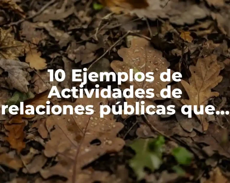 10 Ejemplos de Actividades de relaciones públicas que hace Coca