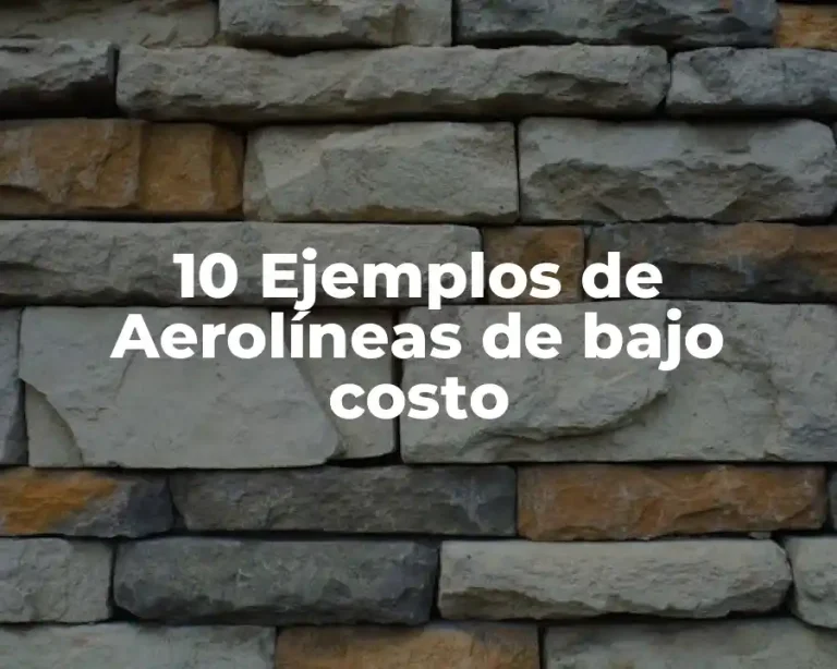 10 Ejemplos de Aerolíneas de bajo costo