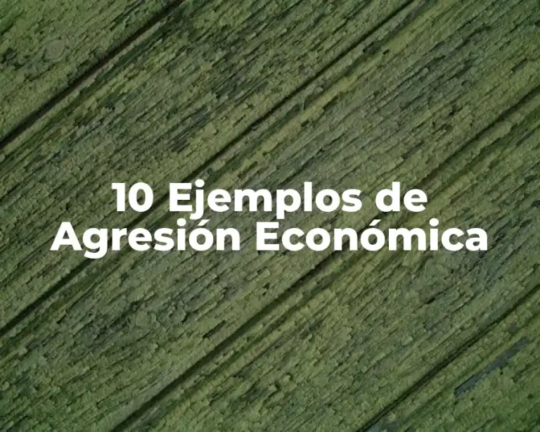 10 Ejemplos de Agresión Económica