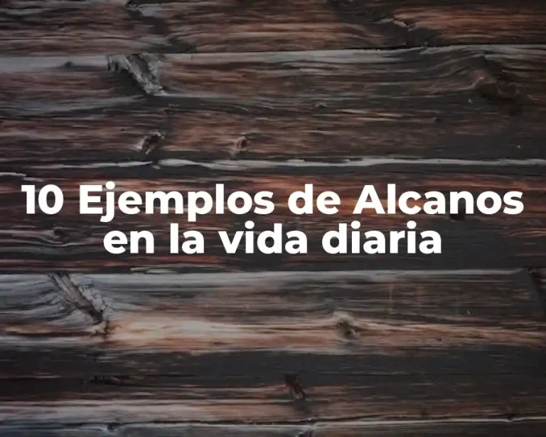 10 Ejemplos de Alcanos en la vida diaria