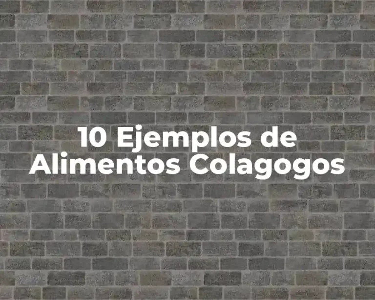 10 Ejemplos de Alimentos Colagogos
