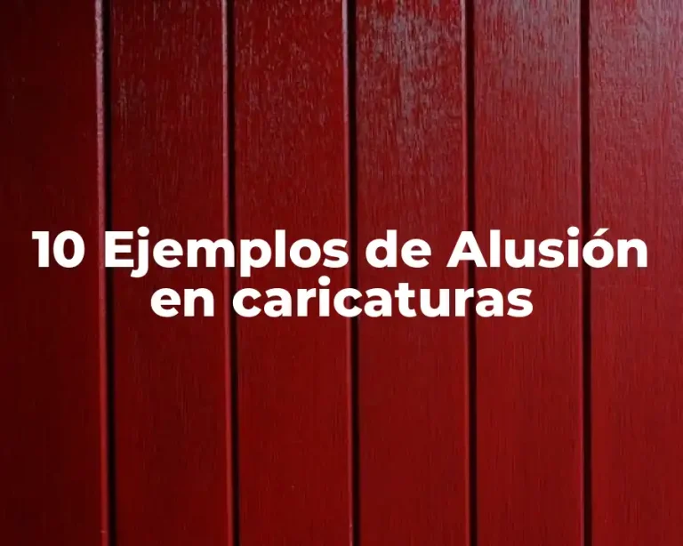 10 Ejemplos de Alusión en caricaturas