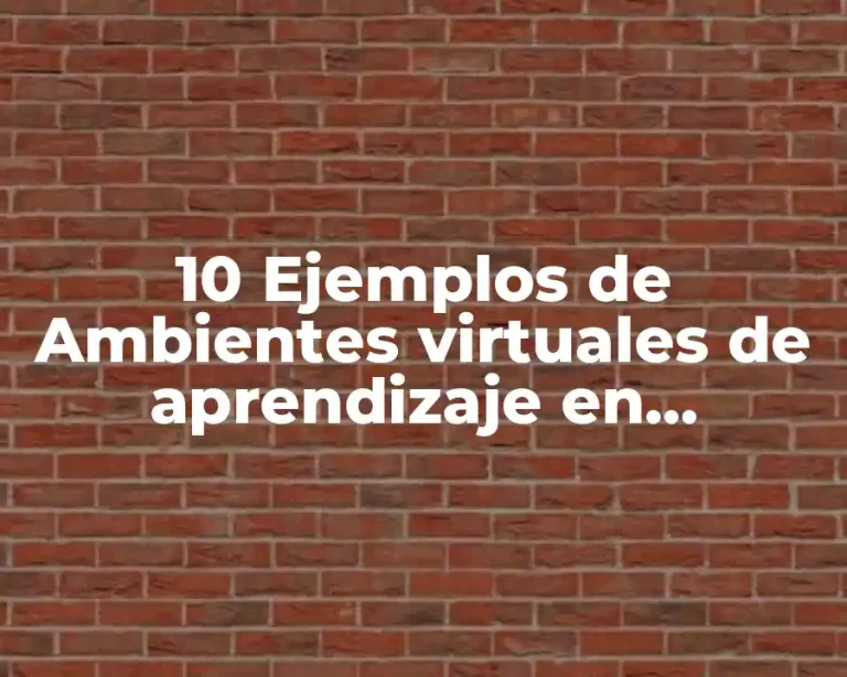 10 Ejemplos de Ambientes virtuales de aprendizaje en preescolar