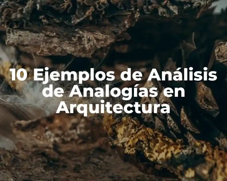 10 Ejemplos de Análisis de Analogías en Arquitectura