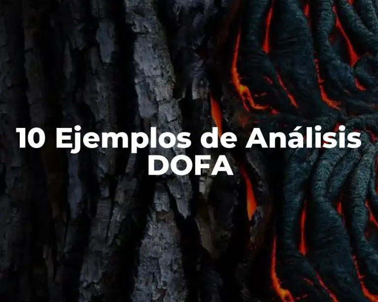 10 Ejemplos de Análisis DOFA