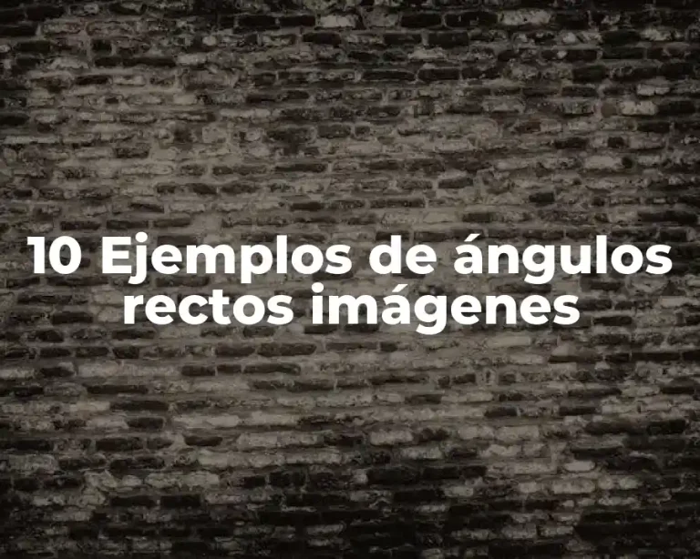 10 Ejemplos de ángulos rectos imágenes