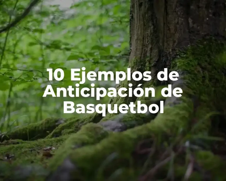 10 Ejemplos de Anticipación de Basquetbol