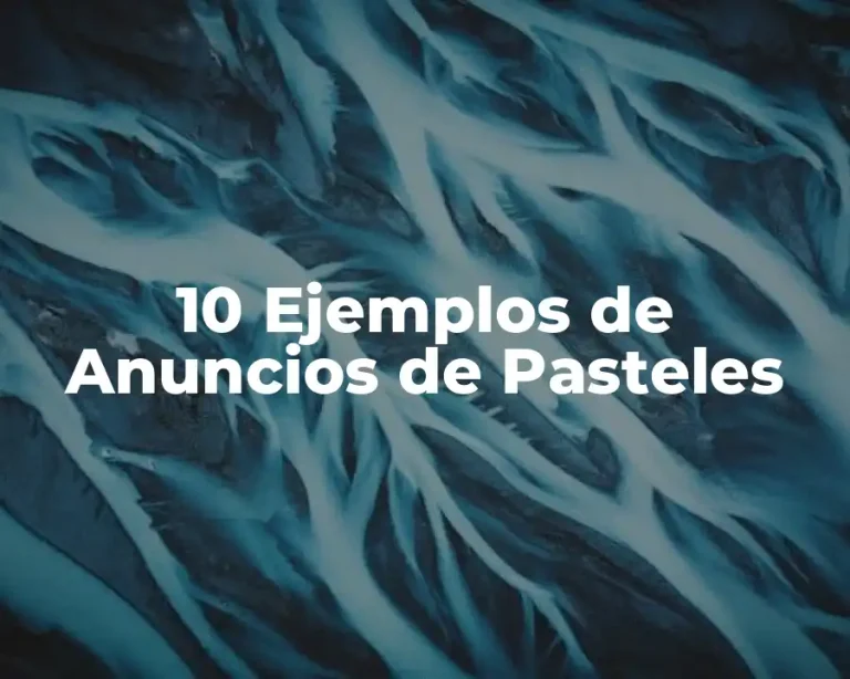 10 Ejemplos de Anuncios de Pasteles