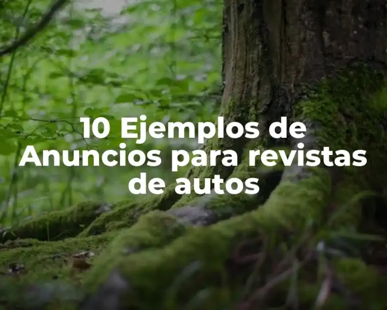 10 Ejemplos de Anuncios para revistas de autos
