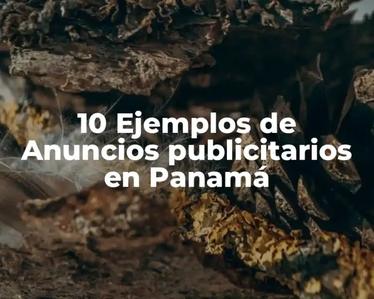 10 Ejemplos de Anuncios publicitarios en Panamá