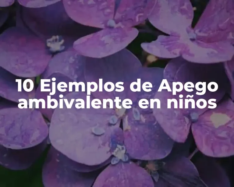 10 Ejemplos de Apego ambivalente en niños