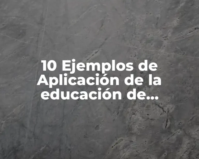 10 Ejemplos de Aplicación de la educación de continuidad