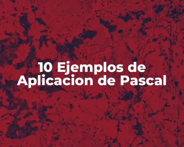 10 Ejemplos de Aplicacion de Pascal