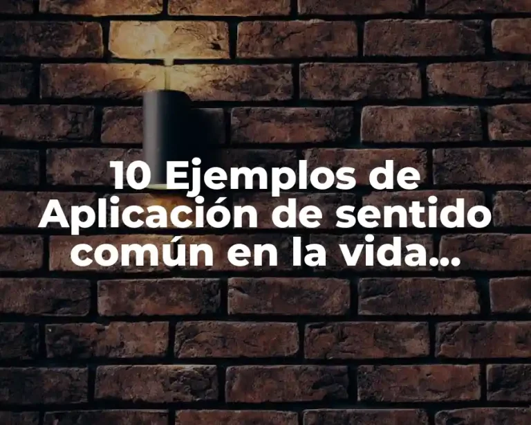 10 Ejemplos de Aplicación de sentido común en la vida cotidiana