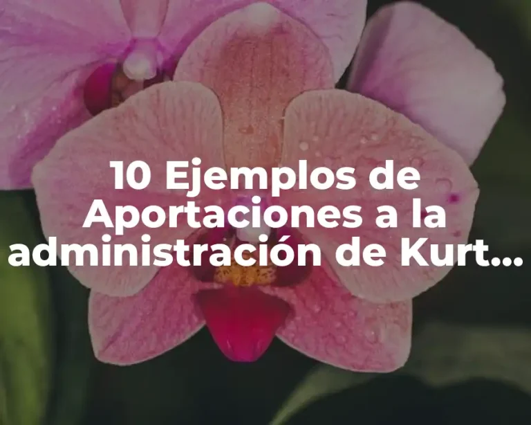 10 Ejemplos de Aportaciones a la administración de Kurt Lewin