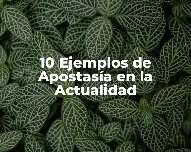 10 Ejemplos de Apostasía en la Actualidad