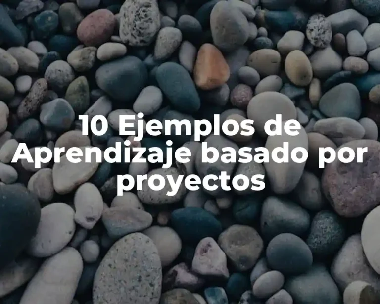 10 Ejemplos de Aprendizaje basado por proyectos