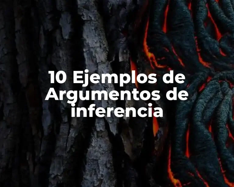 10 Ejemplos de Argumentos de inferencia