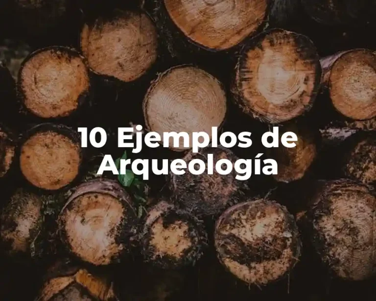 10 Ejemplos de Arqueología