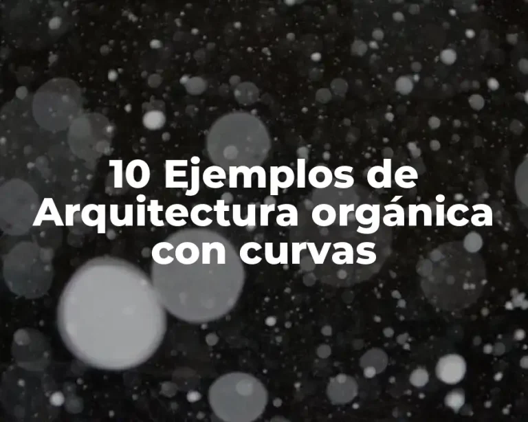 10 Ejemplos de Arquitectura orgánica con curvas