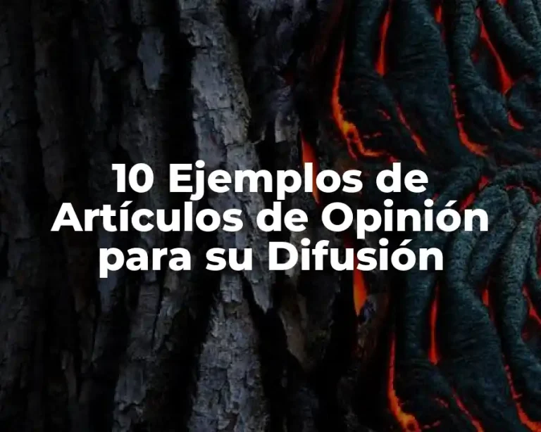 10 Ejemplos de Artículos de Opinión para su Difusión