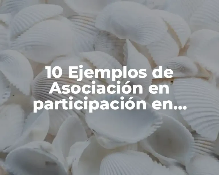 10 Ejemplos de Asociación en participación en actualidad empresarial