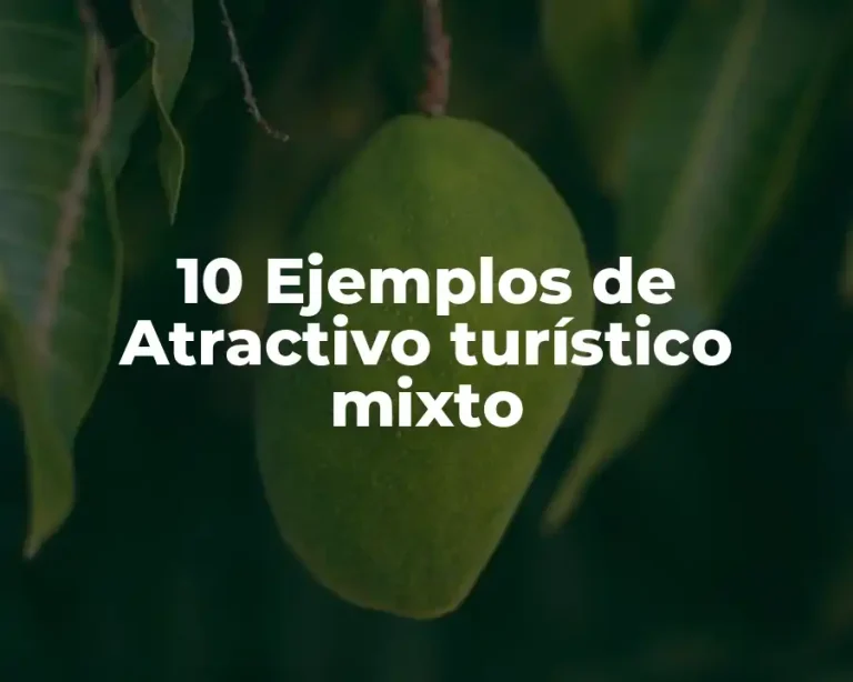 10 Ejemplos de Atractivo turístico mixto