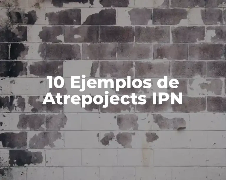 10 Ejemplos de Atrepojects IPN
