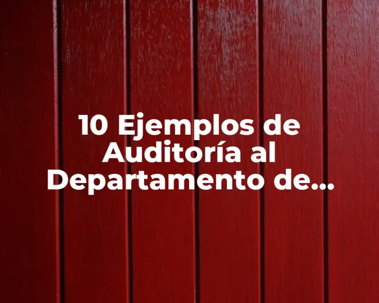 10 Ejemplos de Auditoría al Departamento de Crédito y Cobranza