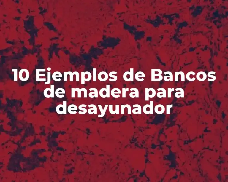 10 Ejemplos de Bancos de madera para desayunador