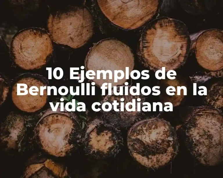 10 Ejemplos de Bernoulli fluidos en la vida cotidiana