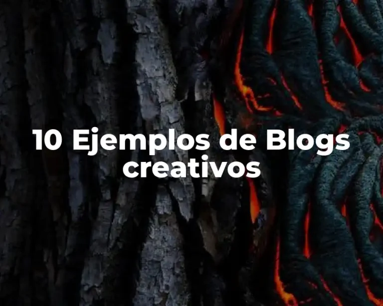 10 Ejemplos de Blogs creativos
