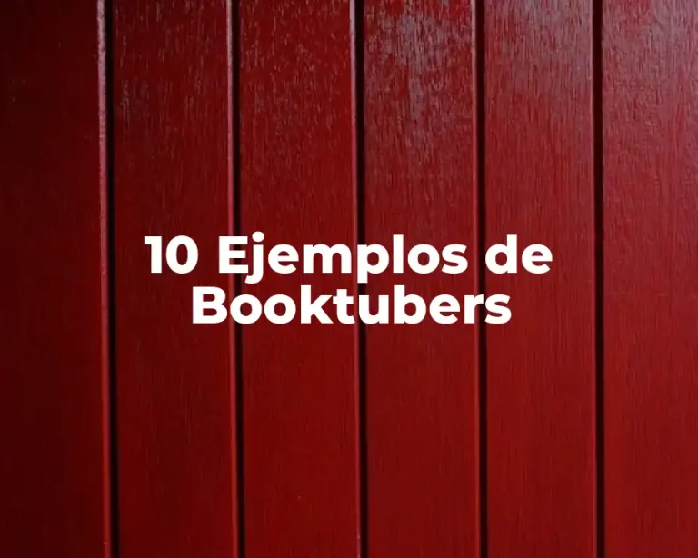 10 Ejemplos de Booktubers