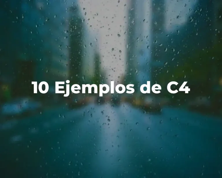 10 Ejemplos de C4
