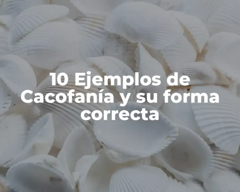 10 Ejemplos de Cacofanía y su forma correcta