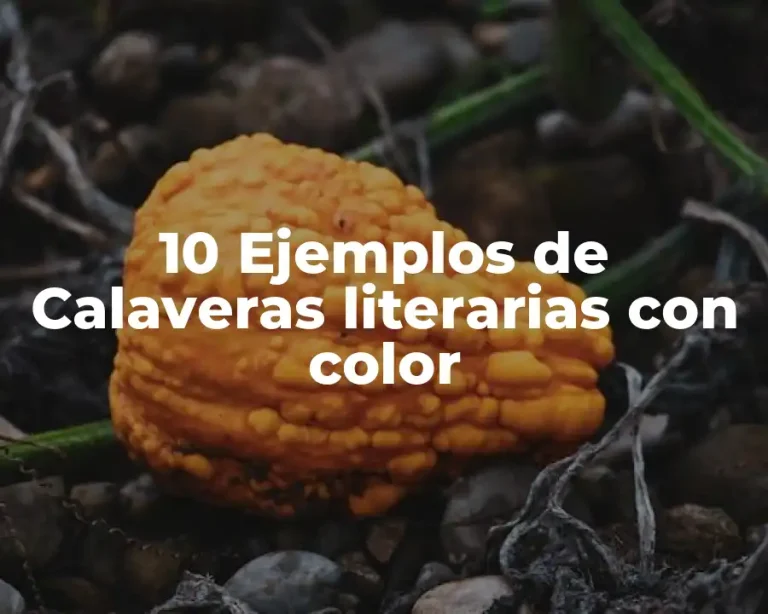 10 Ejemplos de Calaveras literarias con color