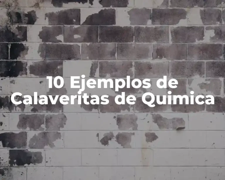 10 Ejemplos de Calaveritas de Quimica