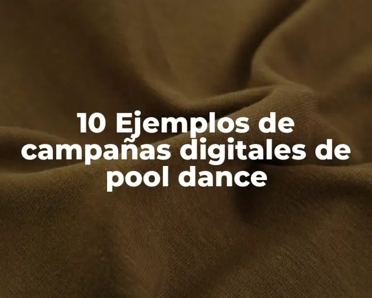 10 Ejemplos de campañas digitales de pool dance