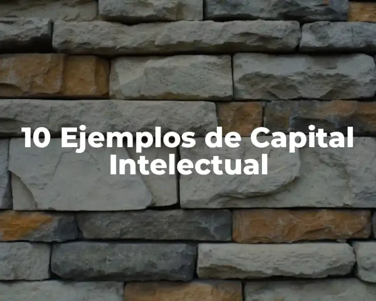 10 Ejemplos de Capital Intelectual