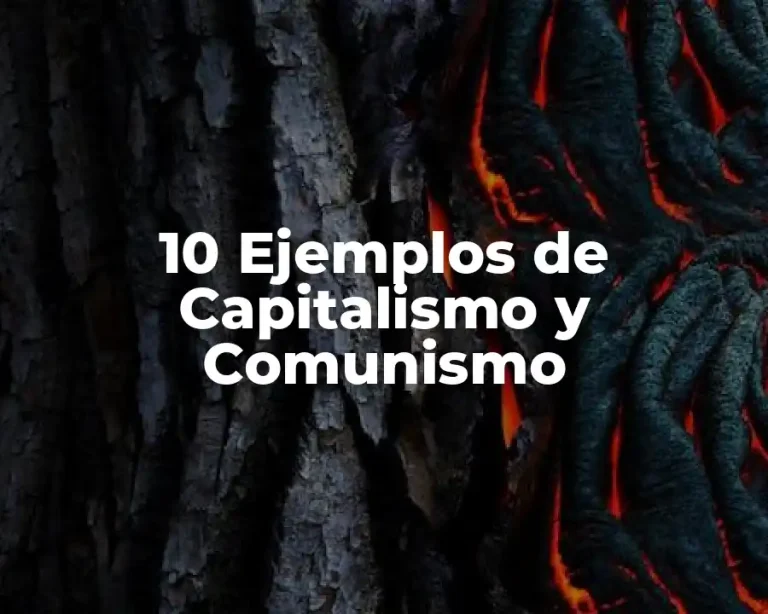 10 Ejemplos de Capitalismo y Comunismo
