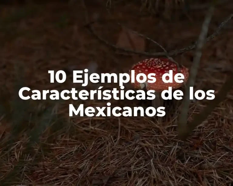 10 Ejemplos de Características de los Mexicanos