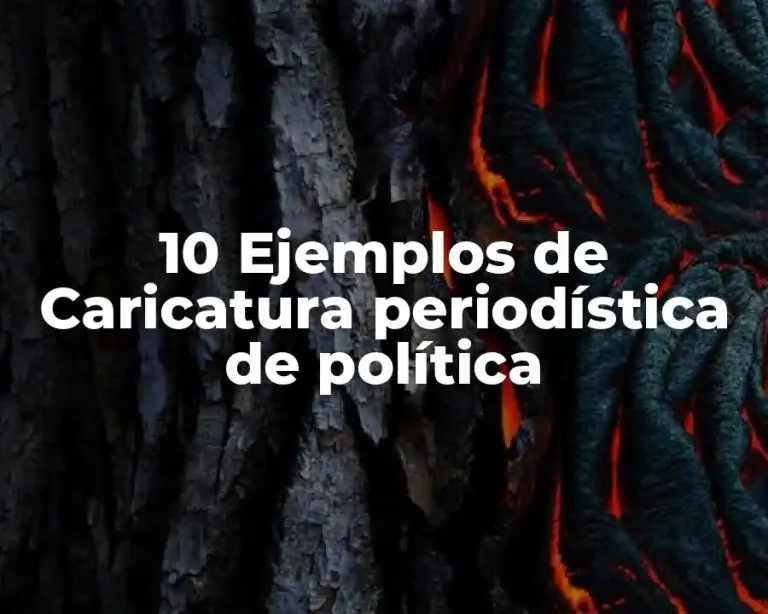 10 Ejemplos de Caricatura periodística de política