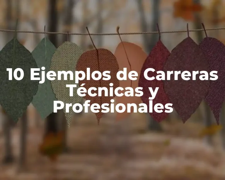 10 Ejemplos de Carreras Técnicas y Profesionales