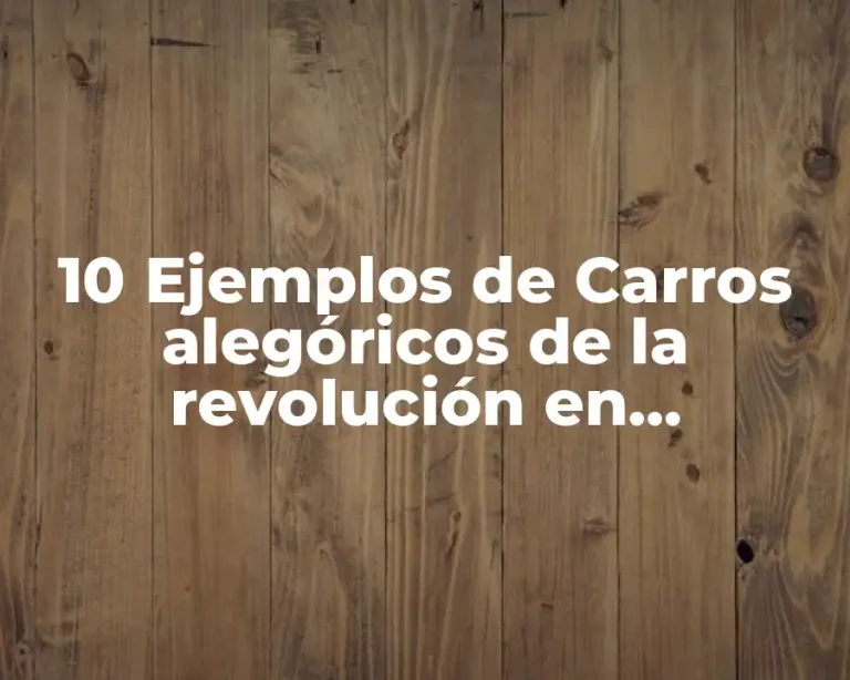 10 Ejemplos de Carros alegóricos de la revolución en caricatura