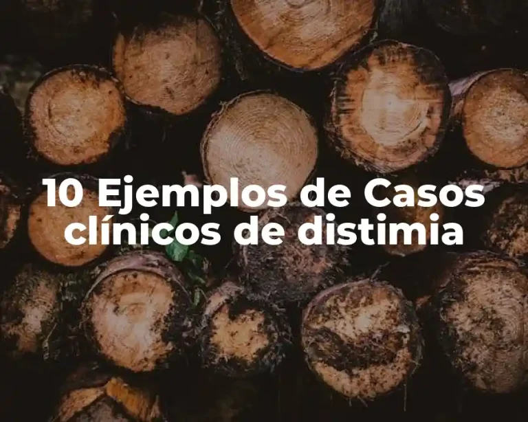 10 Ejemplos de Casos clínicos de distimia