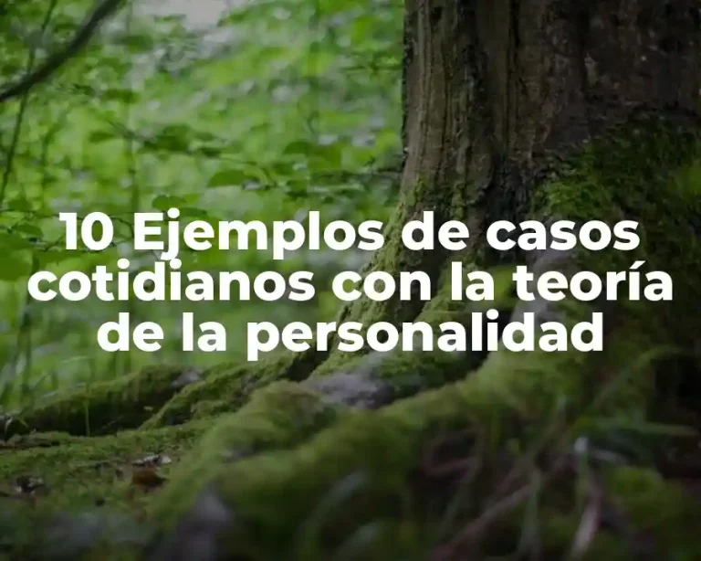 10 Ejemplos de casos cotidianos con la teoría de la personalidad